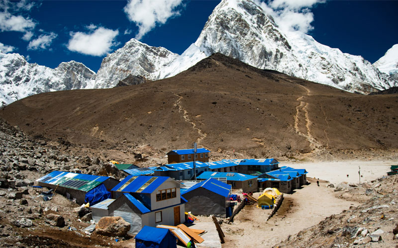 Teahouses at Gorakshep