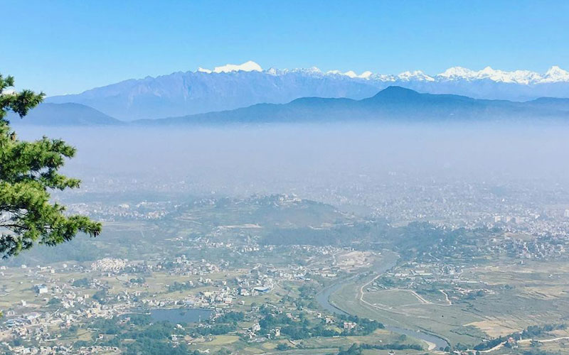 view seen during hiking to Champadevi