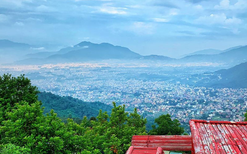 view from Tarebhir, Shivapuri Hike