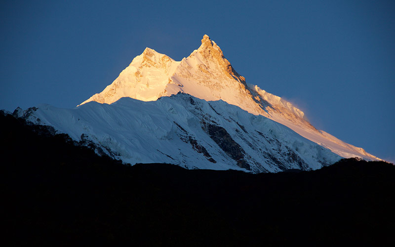 view of mount manaslu